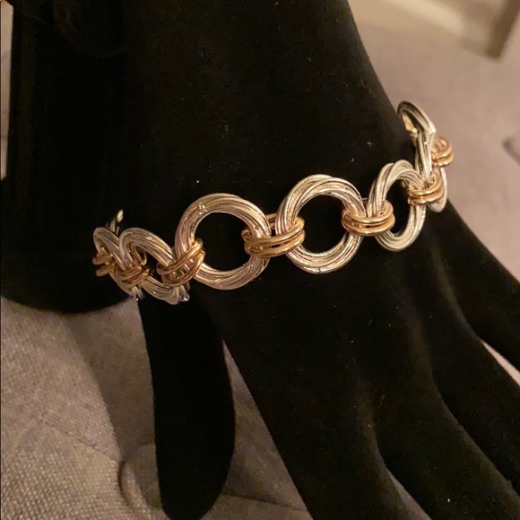 Gloria Vanderbilt Bracelet gold with silver - Picture 3 of 3